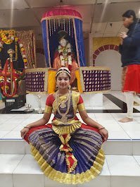 Ananya in a classical dance moment