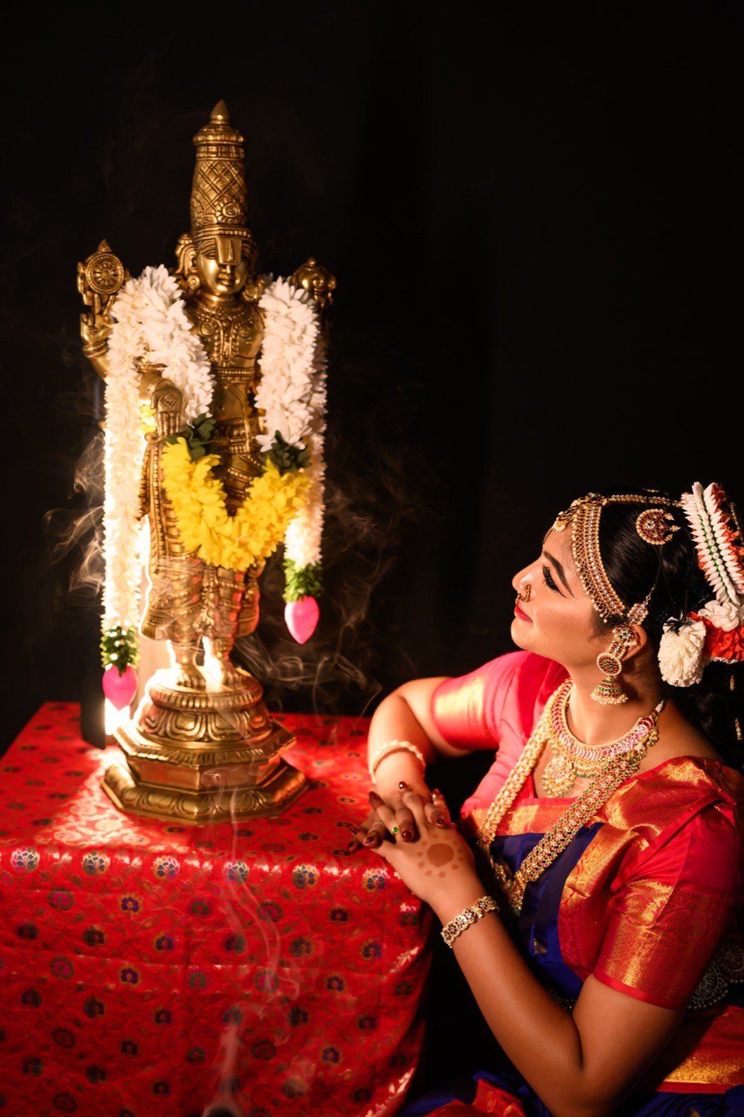 Ananya offering devotion