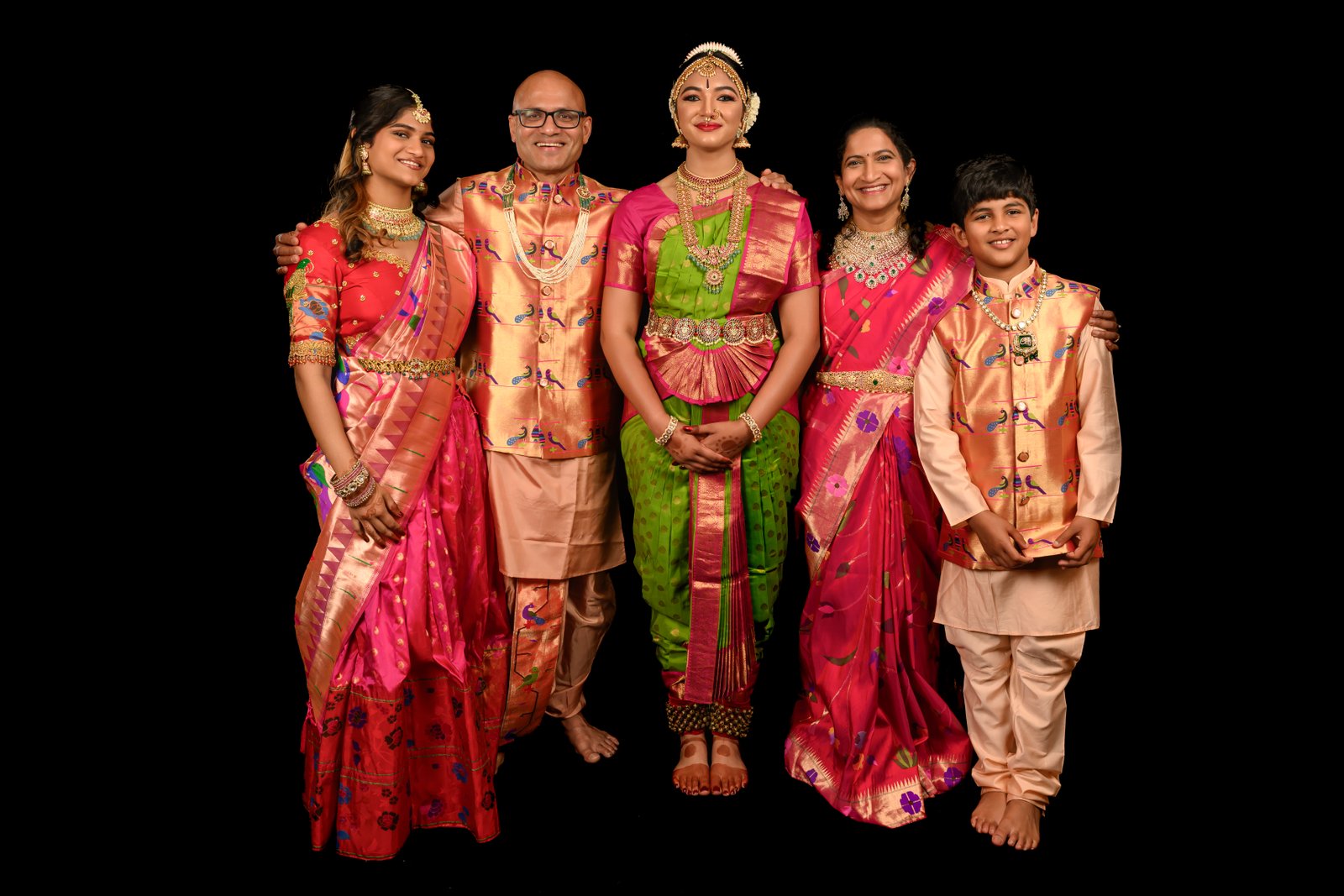 Ananya with her proud family